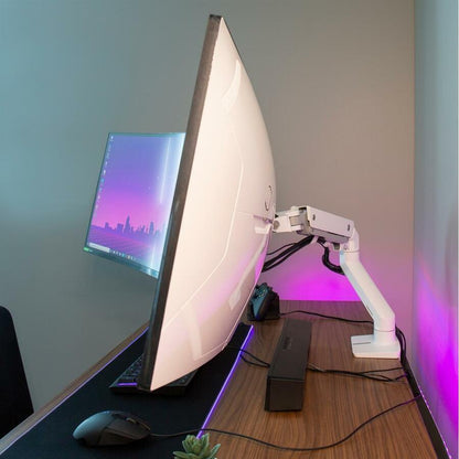 Ergotron Mounting Pivot for Monitor, Curved Screen Display, Mounting Arm - White 98-540-216