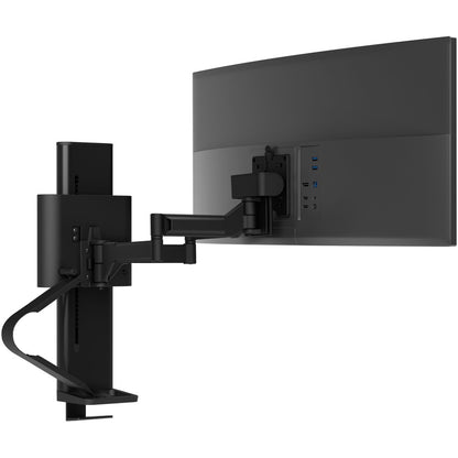 Ergotron TRACE Desk Mount for Monitor, LCD Display - Matte Black 45-630-224