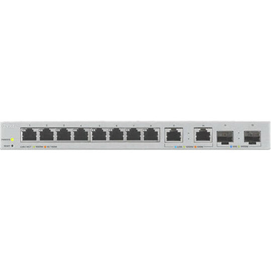 ZYXEL 12-Port Web-Managed Multi-Gigabit Switch with 2-Port 2.5G and 2-Port 10G SFP+ XGS1210-12