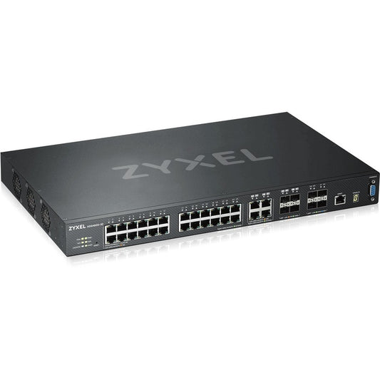 ZYXEL 28-port GbE L3 Managed Switch with 4 SFP+ Uplink XGS4600-32