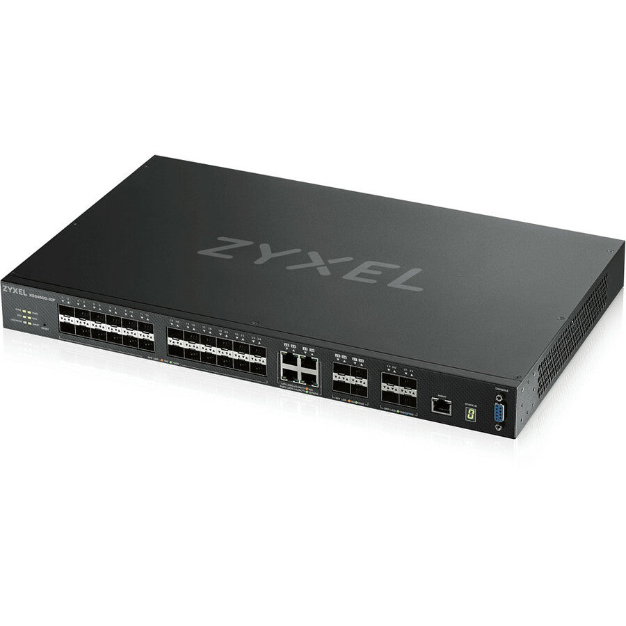 ZYXEL 28-port GbE L3 Managed Switch with 4 SFP+ Uplink XGS4600-32F-DCD