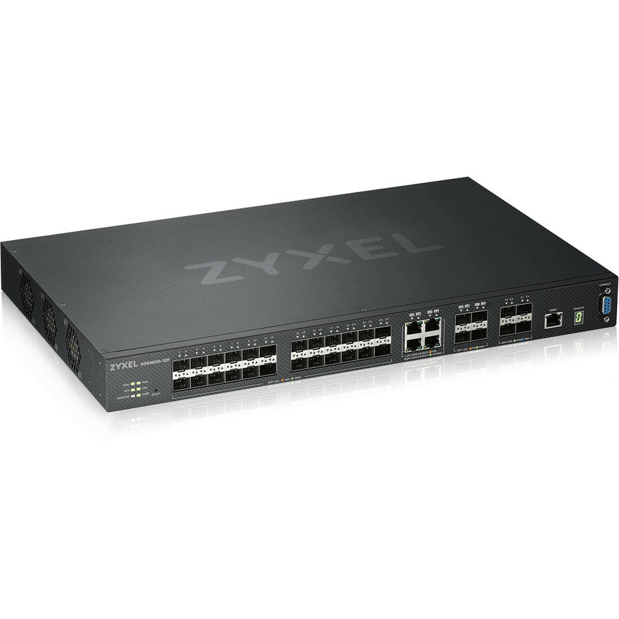 ZYXEL 28-port GbE L3 Managed Switch with 4 SFP+ Uplink XGS4600-32F-DCD