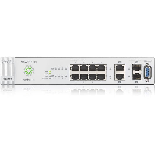 ZYXEL 8-port GbE Nebula Cloud Managed Switch NSW100-10