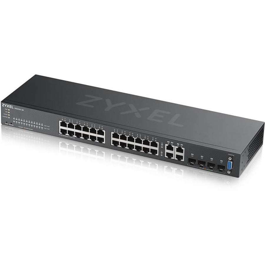 ZYXEL 24-port GbE L2 Switch with GbE Uplink GS2220-28