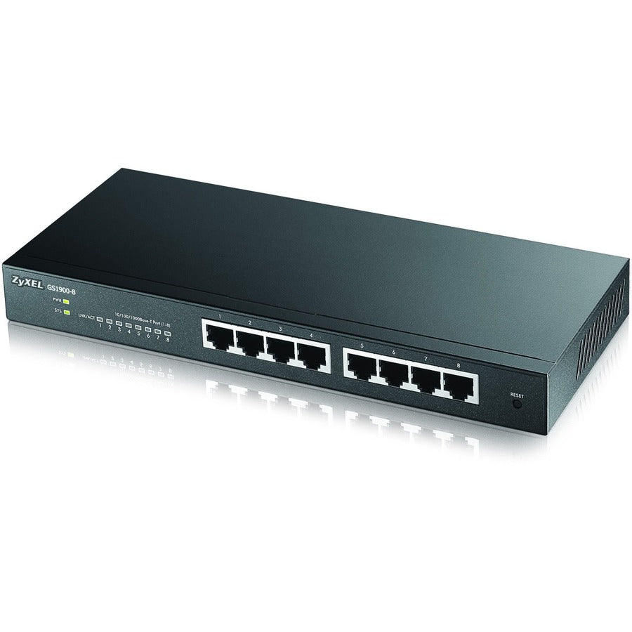 ZYXEL 8-Port GbE Smart Managed Switch GS1900-8