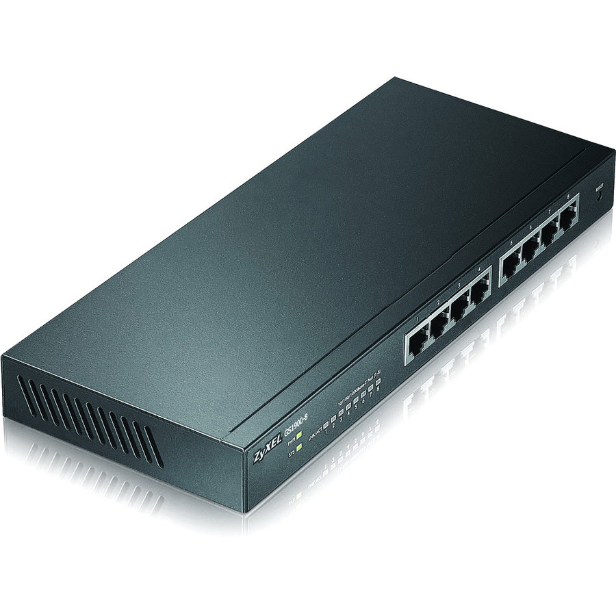 ZYXEL 8-Port GbE Smart Managed Switch GS1900-8