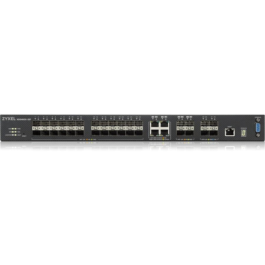 ZYXEL 28-port GbE L3 Managed Switch with 4 SFP+ Uplink XGS4600-32F