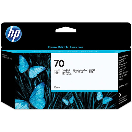 HP 70 (C9449A) Original Inkjet Ink Cartridge - Single Pack - Photo Black - 1 Each C9449A