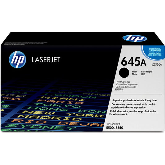 HP 645A (C9730A) Original Laser Toner Cartridge - Single Pack - Black - 1 Each C9730A