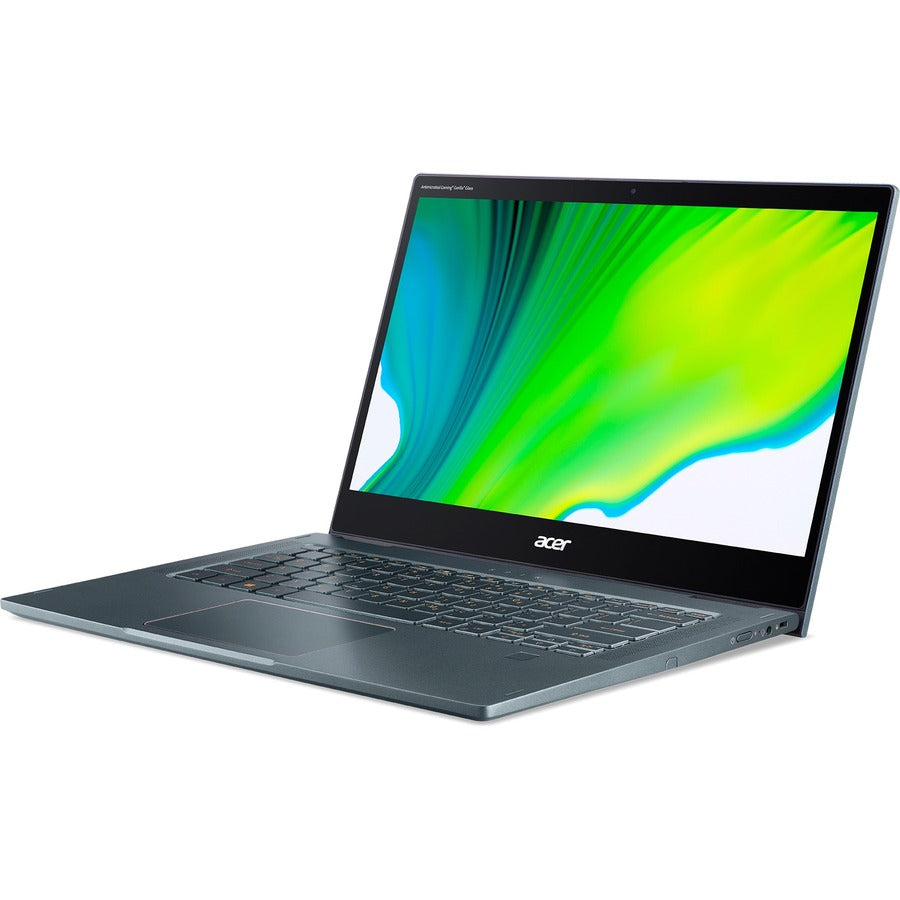 Acer Spin 7 SP714-61NA SP714-61NA-S1QA 4G LTE 14" Touchscreen 2 in 1 Notebook - Full HD - 1920 x 1080 - Qualcomm Kryo 495 Octa-core (8 Core) 3 GHz - 8 GB RAM - 512 GB Flash Memory - Blue NX.A4NAA.001