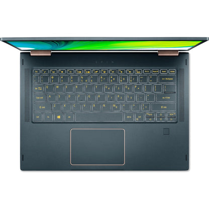 Acer Spin 7 SP714-61NA SP714-61NA-S1QA 4G LTE 14" Touchscreen 2 in 1 Notebook - Full HD - 1920 x 1080 - Qualcomm Kryo 495 Octa-core (8 Core) 3 GHz - 8 GB RAM - 512 GB Flash Memory - Blue NX.A4NAA.001