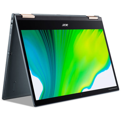 Acer Spin 7 SP714-61NA SP714-61NA-S1QA 4G LTE 14" Touchscreen 2 in 1 Notebook - Full HD - 1920 x 1080 - Qualcomm Kryo 495 Octa-core (8 Core) 3 GHz - 8 GB RAM - 512 GB Flash Memory - Blue NX.A4NAA.001