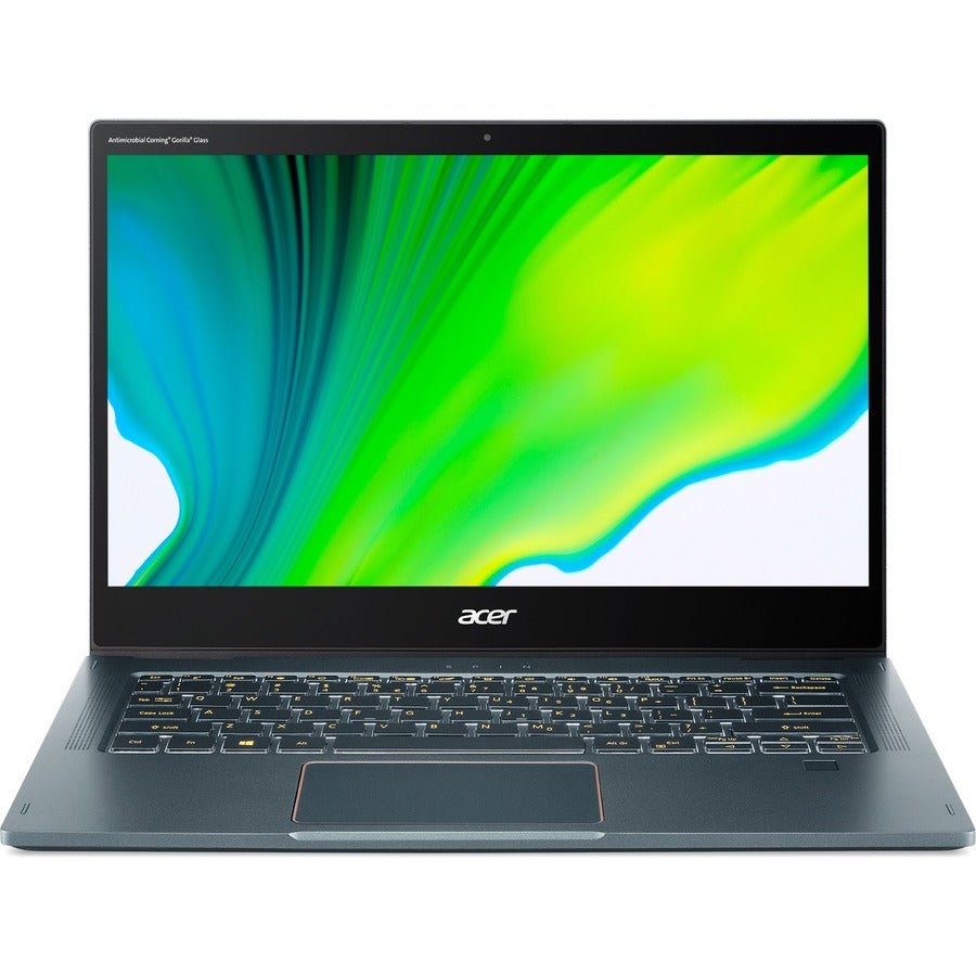 Acer Spin 7 SP714-61NA SP714-61NA-S1QA 4G LTE 14" Touchscreen 2 in 1 Notebook - Full HD - 1920 x 1080 - Qualcomm Kryo 495 Octa-core (8 Core) 3 GHz - 8 GB RAM - 512 GB Flash Memory - Blue NX.A4NAA.001