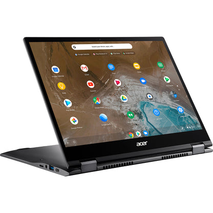 Acer CP713-2W CP713-2W-59SE 13.5" Touchscreen 2 in 1 Chromebook - 2256 x 1504 - Intel Core i5 10th Gen i5-10210U Quad-core (4 Core) 1.60 GHz - 8 GB RAM - 128 GB SSD - Steel Gray NX.HWNAA.005