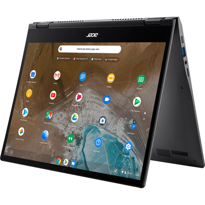 Acer CP713-2W CP713-2W-59SE 13.5" Touchscreen 2 in 1 Chromebook - 2256 x 1504 - Intel Core i5 10th Gen i5-10210U Quad-core (4 Core) 1.60 GHz - 8 GB RAM - 128 GB SSD - Steel Gray NX.HWNAA.005