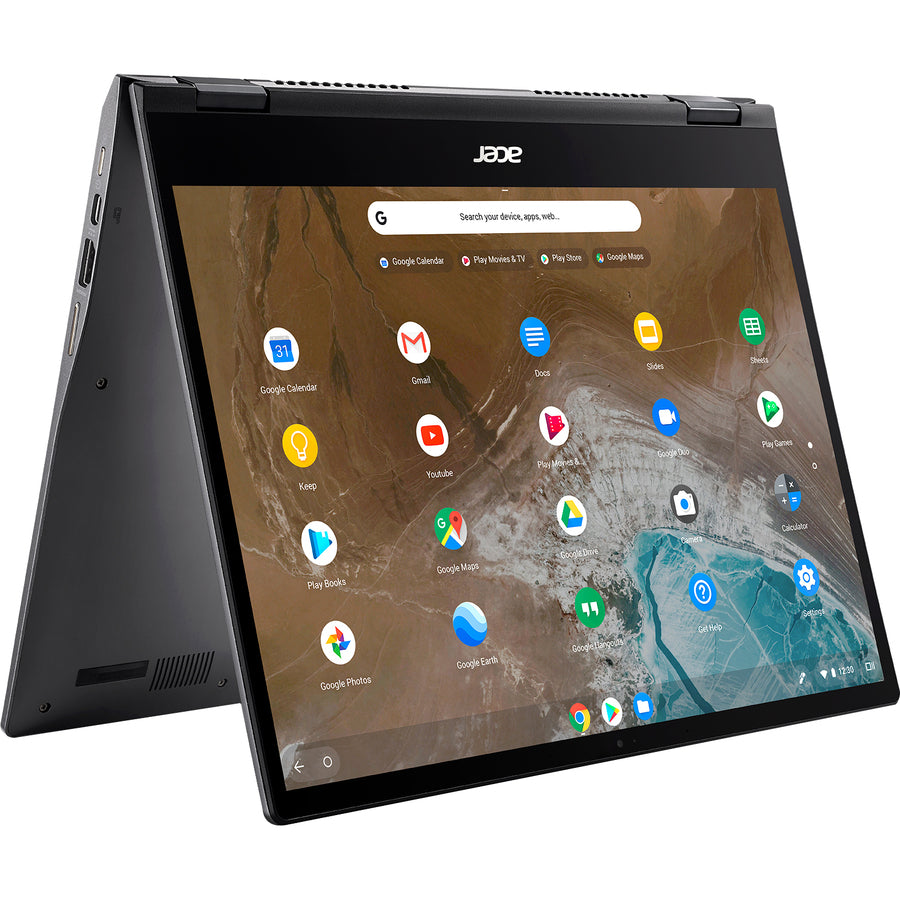 Acer CP713-2W CP713-2W-59SE 13.5" Touchscreen 2 in 1 Chromebook - 2256 x 1504 - Intel Core i5 10th Gen i5-10210U Quad-core (4 Core) 1.60 GHz - 8 GB RAM - 128 GB SSD - Steel Gray NX.HWNAA.005