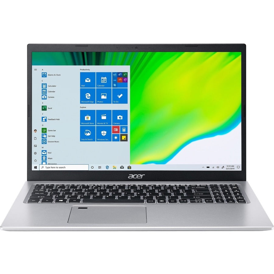 Acer Aspire 5 A515-56T A515-56T-30EA 15.6" Touchscreen Notebook - Full HD - 1920 x 1080 - Intel Core i3 11th Gen i3-1115G4 Dual-core (2 Core) 3 GHz - 8 GB RAM - 256 GB SSD - Pure Silver NX.A2EAA.008