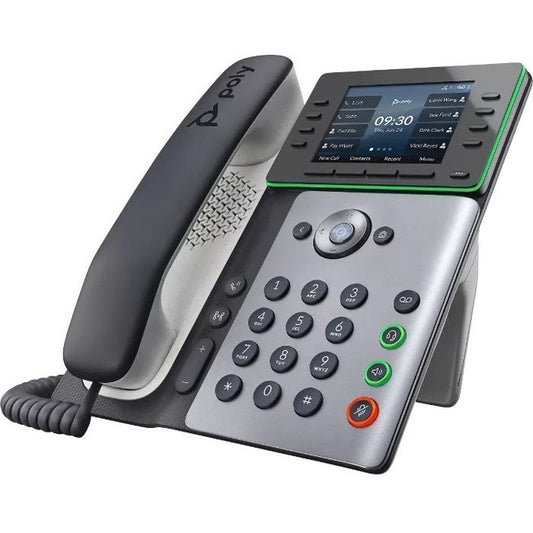 Poly Edge E320 IP Phone - Corded - Corded - NFC, Bluetooth - Desktop, Wall Mountable 2200-87000-025