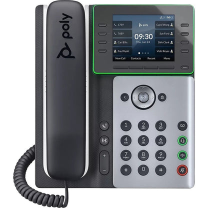 Poly Edge E320 IP Phone - Corded - Corded - NFC, Bluetooth - Desktop, Wall Mountable 2200-87000-025