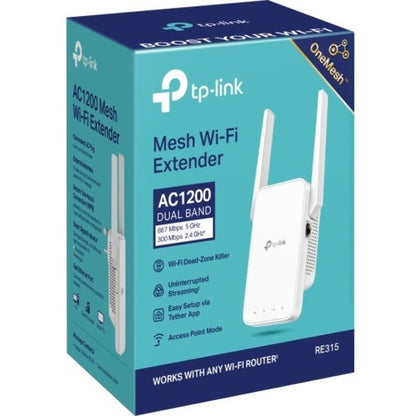 TP-Link RE315 IEEE 802.11ac 1.17 Gbit/s Wireless Range Extender RE315