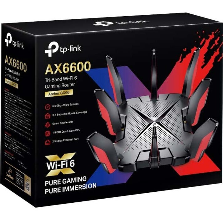 TP-Link Archer GX90 Wi-Fi 6 IEEE 802.11ax Ethernet Wireless Router ARCHER GX90