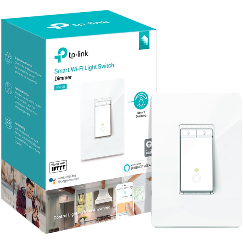 TP-Link Kasa Smart Wi-Fi Light Switch, Dimmer HS220