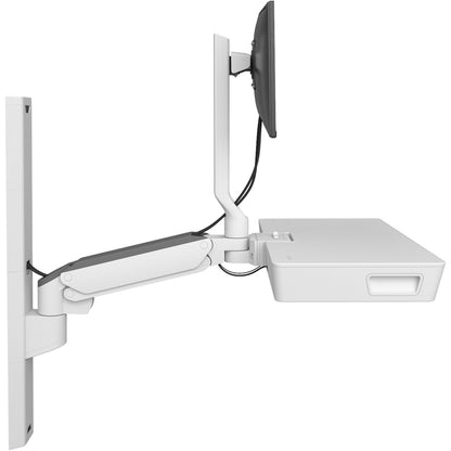 Ergotron CareFit Mounting Arm for Monitor, Mouse, Keyboard, LCD Display, Mount Extension - White 45-619-251