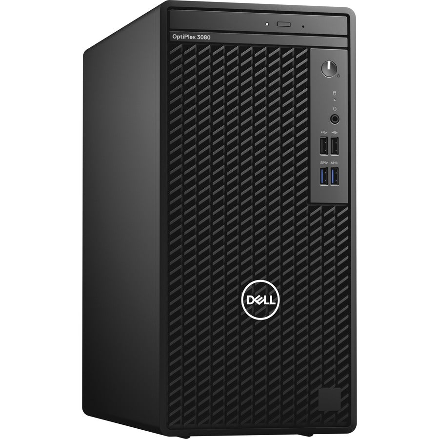 Dell OptiPlex 3000 3080 Desktop Computer - Intel Core i5 10th Gen i5-10505 Hexa-core (6 Core) 3.20 GHz - 8 GB RAM DDR4 SDRAM - 1 TB HDD - Mini-tower - Black NJVKJ