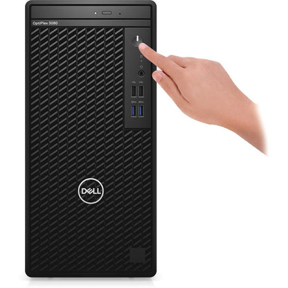 Dell OptiPlex 3000 3080 Desktop Computer - Intel Core i5 10th Gen i5-10505 Hexa-core (6 Core) 3.20 GHz - 8 GB RAM DDR4 SDRAM - 1 TB HDD - Mini-tower - Black NJVKJ