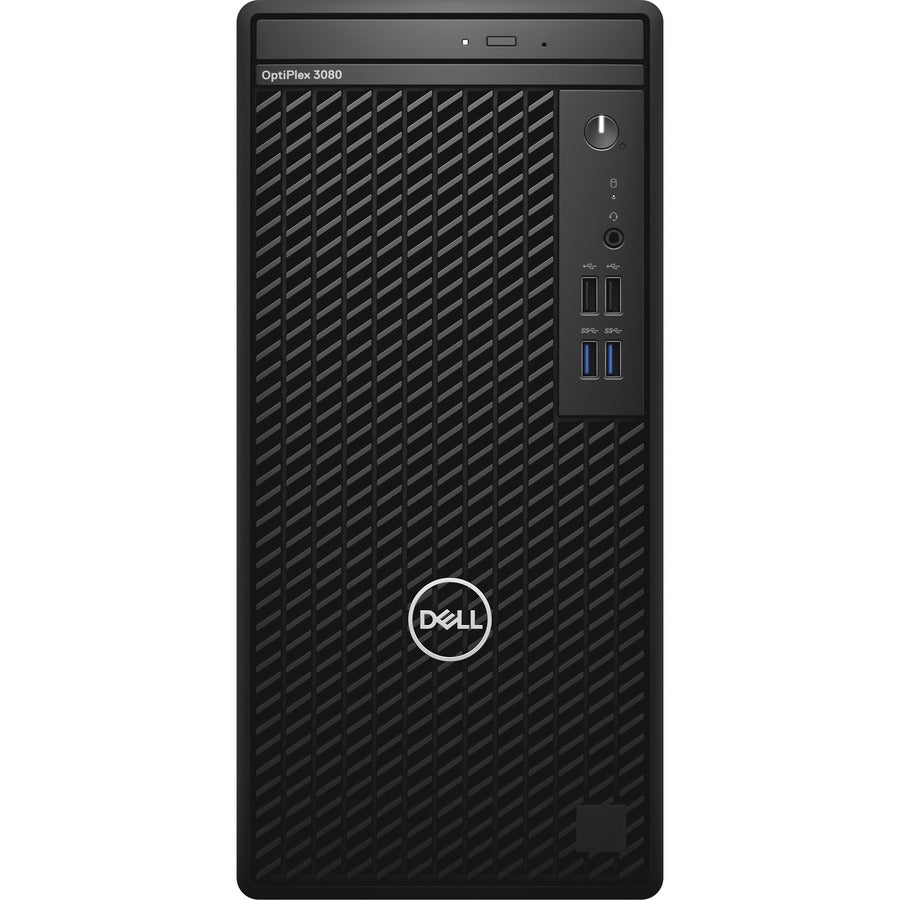 Dell OptiPlex 3000 3080 Desktop Computer - Intel Core i5 10th Gen i5-10505 Hexa-core (6 Core) 3.20 GHz - 8 GB RAM DDR4 SDRAM - 1 TB HDD - Mini-tower - Black NJVKJ