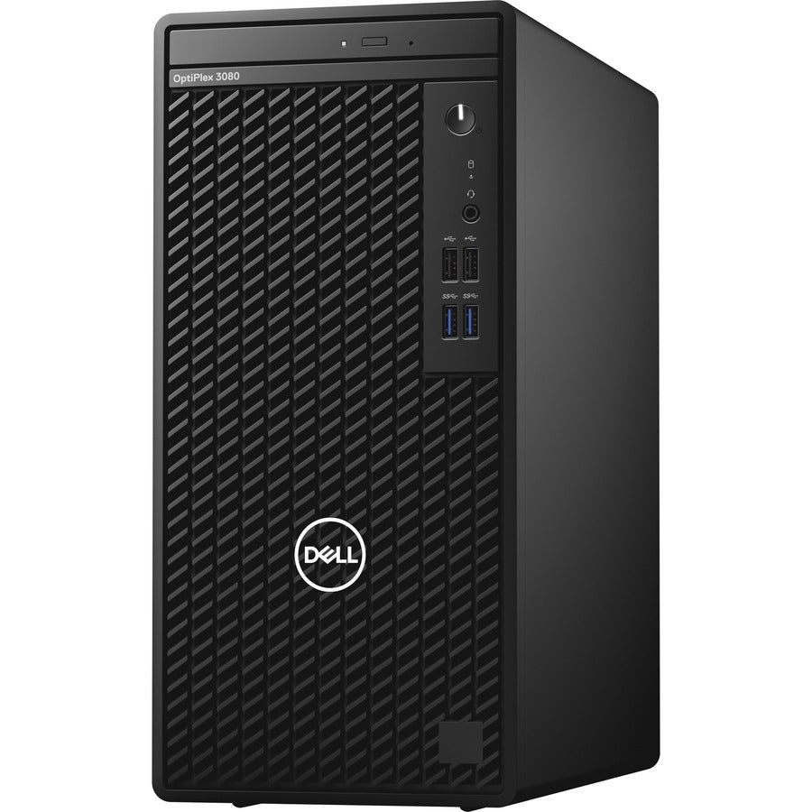 Dell OptiPlex 3000 3080 Desktop Computer - Intel Core i5 10th Gen i5-10505 Hexa-core (6 Core) 3.20 GHz - 8 GB RAM DDR4 SDRAM - 1 TB HDD - Mini-tower - Black NJVKJ