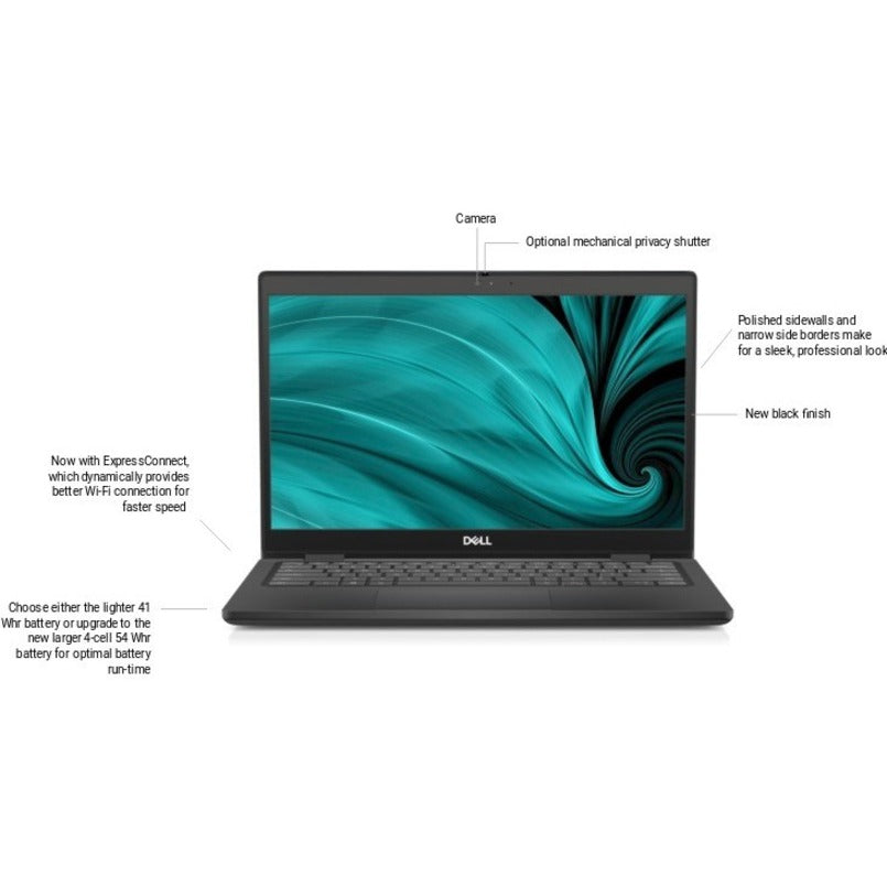 Dell Latitude 3000 3420 14" Notebook - HD - 1366 x 768 - Intel Core i5 11th Gen i5-1135G7 Quad-core (4 Core) 2.40 GHz - 8 GB RAM - 256 GB SSD - Black Y2YWR