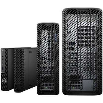 Dell OptiPlex 3000 3080 Desktop Computer - Intel Core i3 10th Gen I3-10105T Quad-core (4 Core) 3 GHz - 4 GB RAM DDR4 SDRAM - 128 GB NVMe M.2 PCI Express M.2 SSD - Micro PC - Black 1W0TY