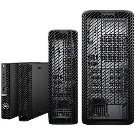 Dell OptiPlex 3000 3080 Desktop Computer - Intel Core i3 10th Gen i3-10105 Quad-core (4 Core) 3.70 GHz - 8 GB RAM DDR4 SDRAM - 500 GB HDD - Small Form Factor - Black D5D7K