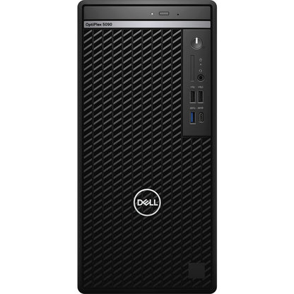 Dell OptiPlex 5000 5090 Desktop Computer - Intel Core i5 10th Gen i5-10505 Hexa-core (6 Core) 3.20 GHz - 8 GB RAM DDR4 SDRAM - 256 GB M.2 PCI Express NVMe 3.0 x4 SSD - Tower - Black GM61D