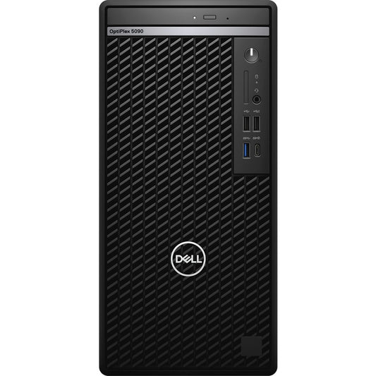 Dell OptiPlex 5000 5090 Desktop Computer - Intel Core i5 10th Gen i5-10505 Hexa-core (6 Core) 3.20 GHz - 8 GB RAM DDR4 SDRAM - 256 GB M.2 PCI Express NVMe 3.0 x4 SSD - Tower - Black GM61D