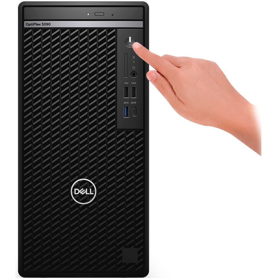 Dell OptiPlex 5000 5090 Desktop Computer - Intel Core i5 10th Gen i5-10505 Hexa-core (6 Core) 3.20 GHz - 8 GB RAM DDR4 SDRAM - 256 GB M.2 PCI Express NVMe 3.0 x4 SSD - Tower - Black GM61D