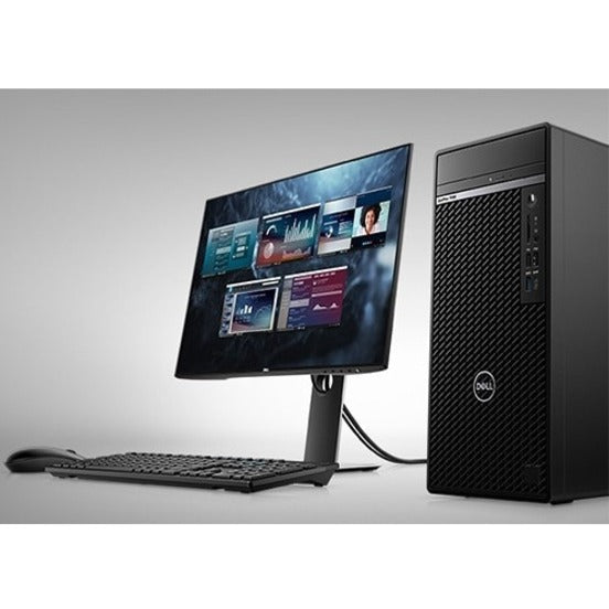 Dell OptiPlex 5000 5090 Desktop Computer - Intel Core i5 10th Gen i5-10505 Hexa-core (6 Core) 3.20 GHz - 8 GB RAM DDR4 SDRAM - 256 GB M.2 PCI Express NVMe 3.0 x4 SSD - Tower - Black GM61D