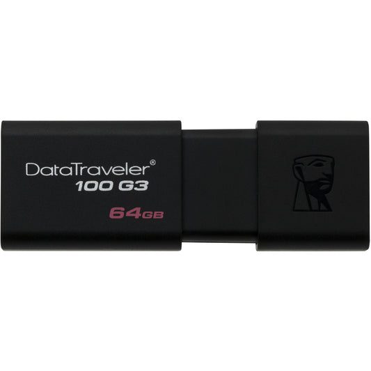 Kingston 64GB DataTraveler 100 G3 USB 3.0 Flash Drive DT100G3/64GBCR