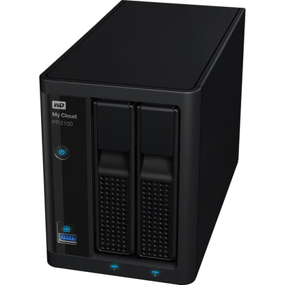 WD 0TB My Cloud PR2100 Pro Series Diskless Media Server with Transcoding, NAS - Network Attached Storage WDBBCL0000NBK-NESN