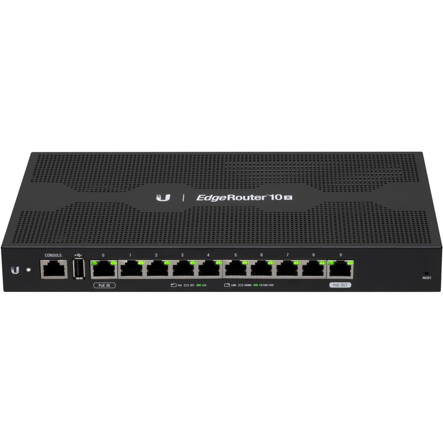 Ubiquiti 10-Port High-Performance Gigabit Router with PoE Flexibility ER-10X