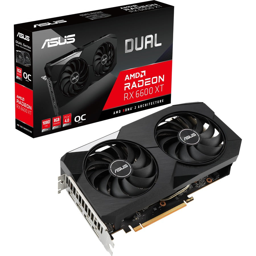 Asus AMD Radeon RX 6600 XT Graphic Card - 8 GB GDDR6 DUAL-RX6600XT-O8G