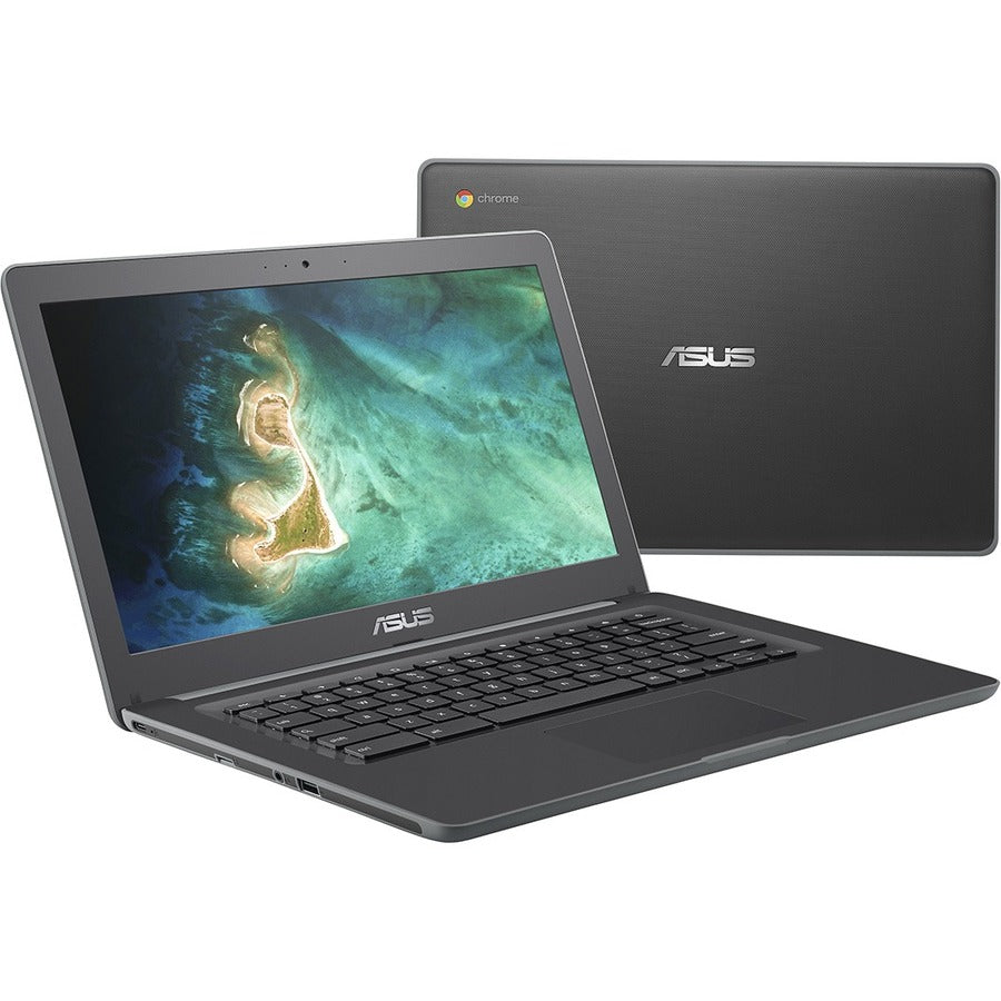 Asus Chromebook C403 C403NA-Q2-CB Chromebook 14" - HD - 1366 x 768 - Intel Celeron N3350 - 4 Go RAM - 32 Go Mémoire Flash - Gris Foncé C403NA-Q2-CB