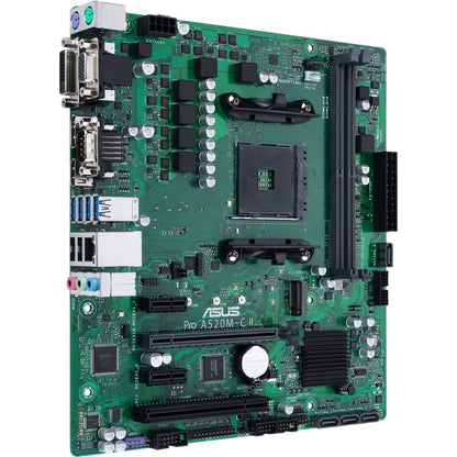 Asus A520M-C II/CSM Desktop Motherboard - AMD Chipset - Socket AM4 - Micro ATX PRO A520M-C II/CSM