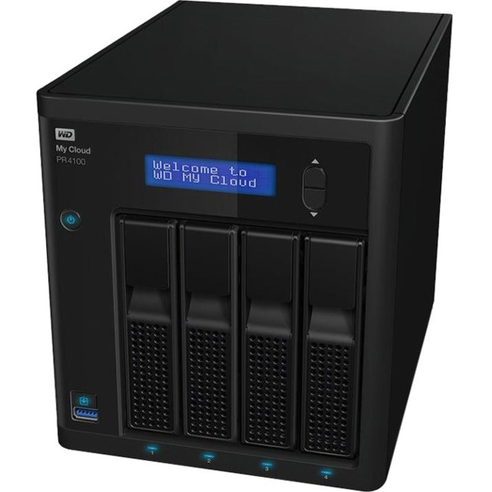 WD 40TB MY CLOUD PR4100 NAS WDBNFA0400KBK-NESN