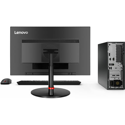 Lenovo ThinkCentre M720e 11BD003GUS Desktop Computer - Intel Core i3 9th Gen i3-9100 3.60 GHz - 4 GB RAM DDR4 SDRAM - 1 TB HDD - Small Form Factor - Black 11BD003GUS