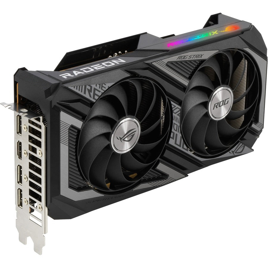 Asus ROG AMD Radeon RX 6600 XT Graphic Card - 8 GB GDDR6 ROG-STRIX-RX6600XT-O8G-GA