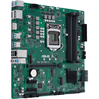 Asus Q570M-C/CSM Desktop Motherboard - Intel Chipset - Socket LGA-1200 - Intel Optane Memory Ready - Micro ATX PRO Q570M-C/CSM