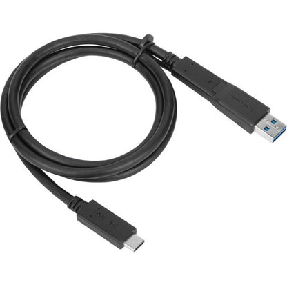 Targus 1M USB-C Male to USB-C Male Cable with USB-A Tether ACC1126GLX