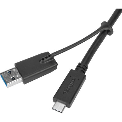 Targus 1M USB-C Male to USB-C Male Cable with USB-A Tether ACC1126GLX